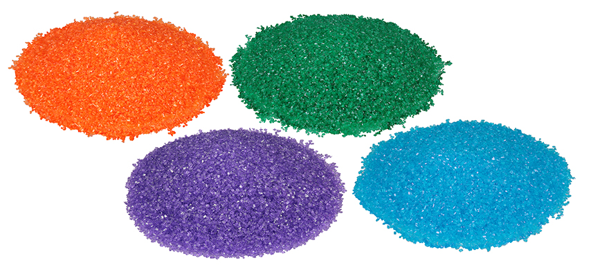 Colored Crystals Sugars
